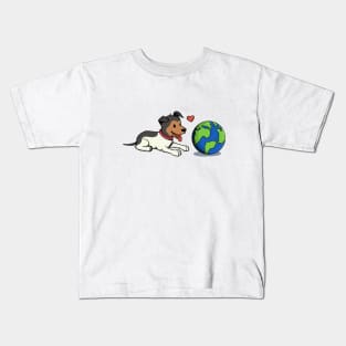 Save the planet for your dog Kids T-Shirt